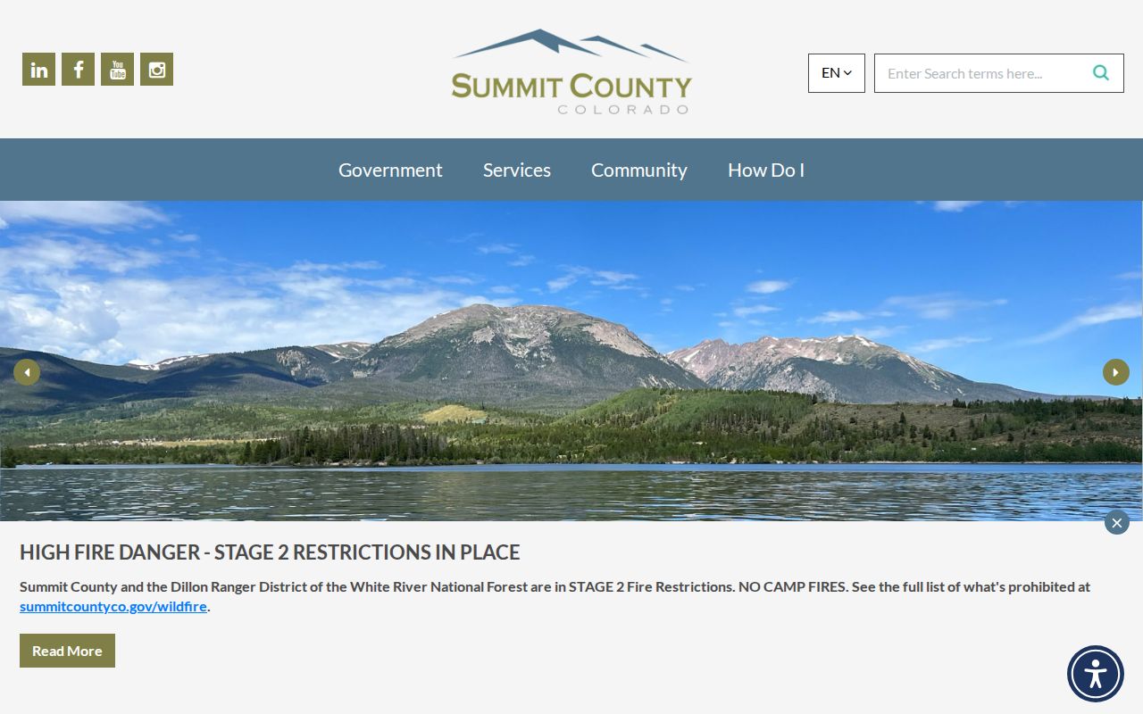 Summit County government source for local court docket context