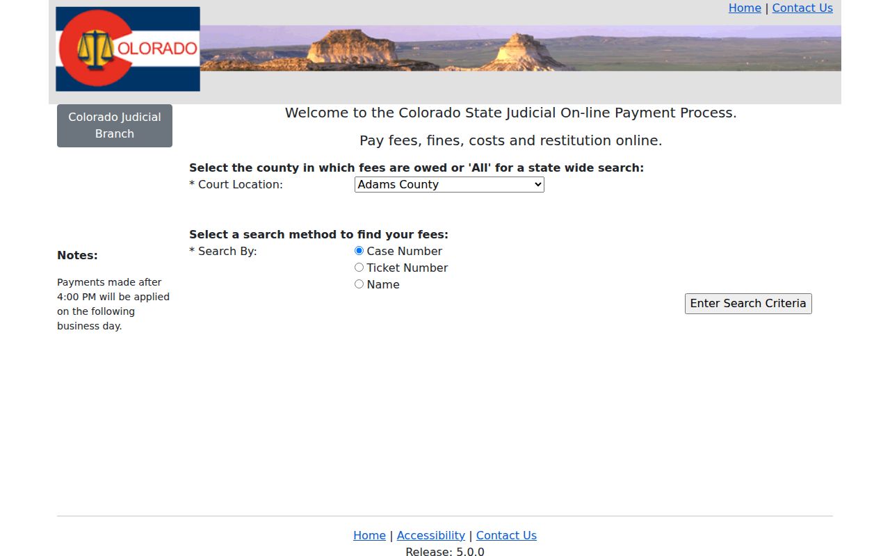 Summit County traffic court records payment search